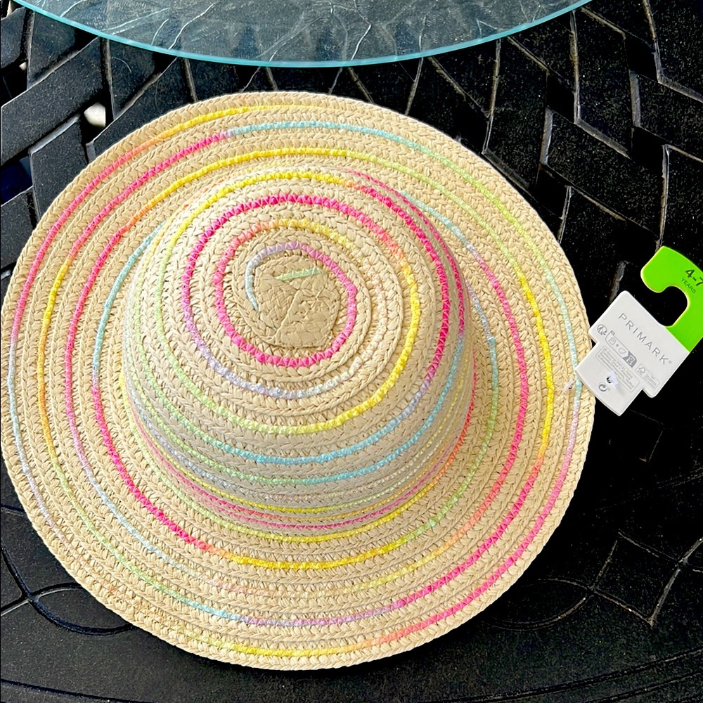 Primark Kids Multicolor Straw Hat